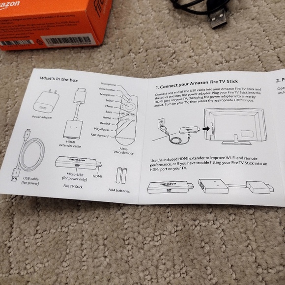 Amazon Fire TV Stick 2nd Gen with Alexa Voice Remote, Streaming Media Player - Picture 2 of 7